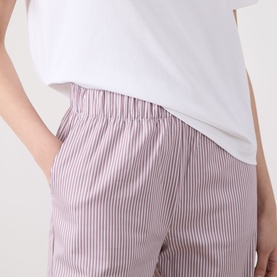 Romie Mid-Rise Wide Leg Trousers