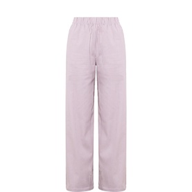 Romie Mid-Rise Wide Leg Trousers