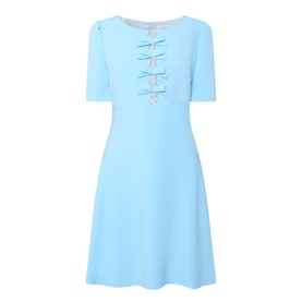 Jubilee Bow-Detail Mini Dress
