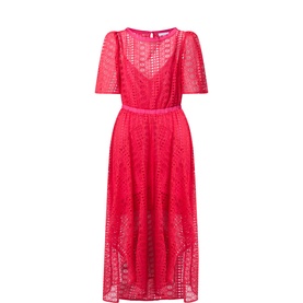 Nixie Lace Asymmetric Dress
