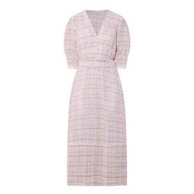 July Bubble Check Print Dress