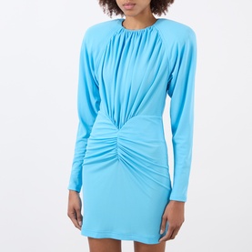 Ruched Mini Fitted Dress