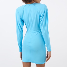 Ruched Mini Fitted Dress