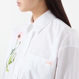 Embroidered Logo Floral Shirt