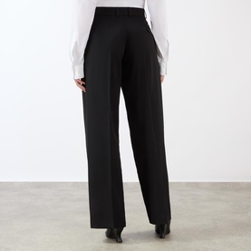 Floral Embroidered Straight Leg Trousers
