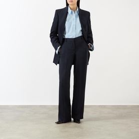 High-Rise Straight Leg Trousers
