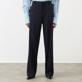 High-Rise Straight Leg Trousers