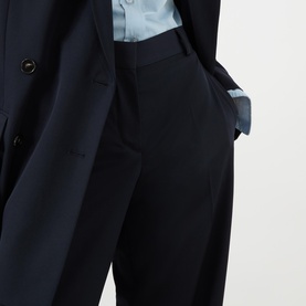 High-Rise Straight Leg Trousers