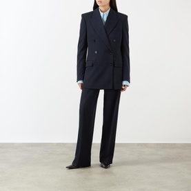 High-Rise Straight Leg Trousers