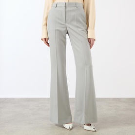 Mid-Rise Bootcut Trousers
