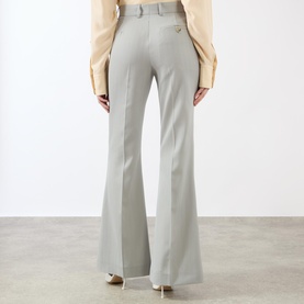 Mid-Rise Bootcut Trousers