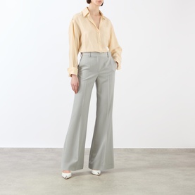 Mid-Rise Bootcut Trousers