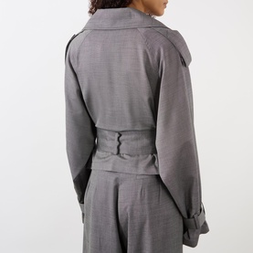 Simona Short Trench Coat