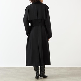 Veyron Double-Breasted Twill Trench Coat