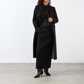 Peri Tie-Neck Polka Dot Blouse