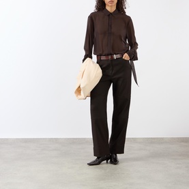 Verlin Sheer Chiffon Shirt