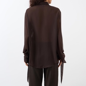 Verlin Sheer Chiffon Shirt