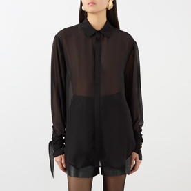 Verlin Sheer Chiffon Shirt