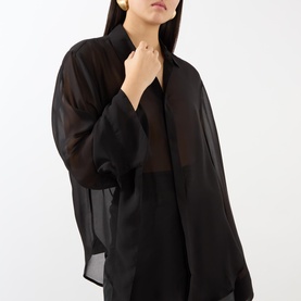 Verlin Sheer Chiffon Shirt
