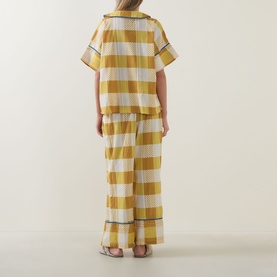 Classic Gingham Seersucker Pyjama Set