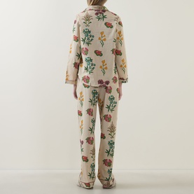 Classic Wallpaper Floral Long Pyjama Set