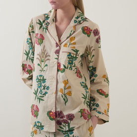 Classic Wallpaper Floral Long Pyjama Set