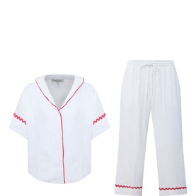 Ric Rac Long Pyjama Set