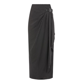 Polka Dot Wrap Skirt