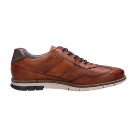 Leather Lace-Up Trainers