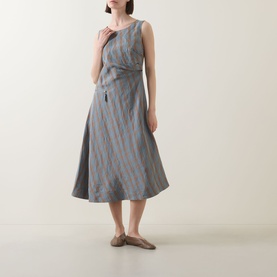Lasse Check Print Dress