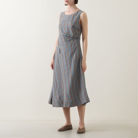 Lasse Check Print Dress