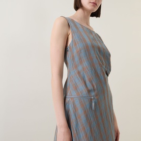 Lasse Check Print Dress
