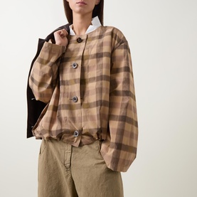 Asta Check Lined Showerproof Jacket