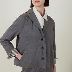 Bird Cropped Single Breasted Jacket