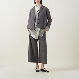 Bird Cropped Single Breasted Jacket