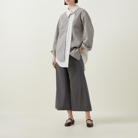 Mira Asymmetric Striped Shirt
