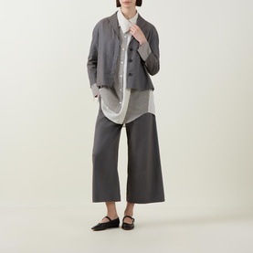 Mira Asymmetric Striped Shirt