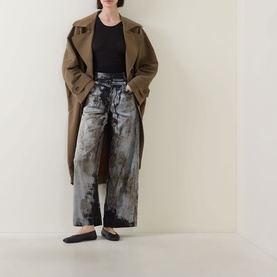 Cairo Printed Straight-Leg Trousers