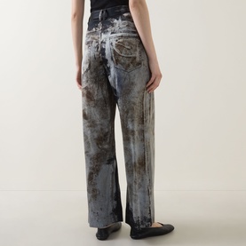 Cairo Printed Straight-Leg Trousers