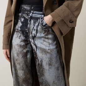 Cairo Printed Straight-Leg Trousers