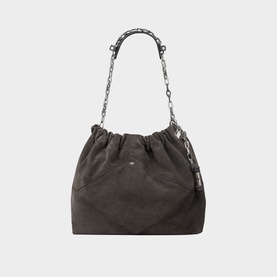 June Medium Suede Tote Bag