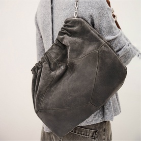 June Medium Suede Tote Bag