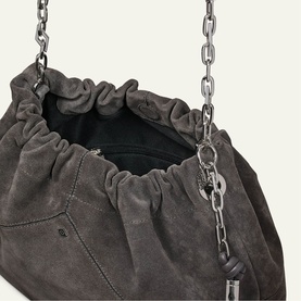 June Medium Suede Tote Bag
