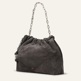 June Medium Suede Tote Bag