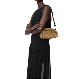 Rosalie Arc Raffia Crossbody Bag