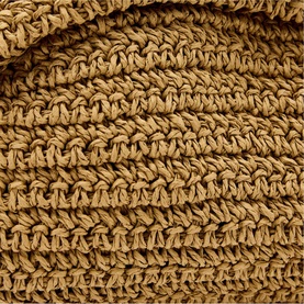 Rosalie Arc Raffia Crossbody Bag