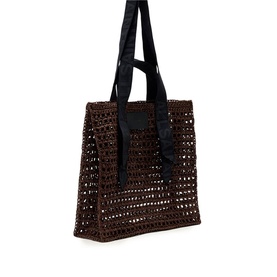 Lullah Woven Mesh Tote Bag