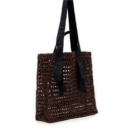 Lullah Woven Mesh Tote Bag