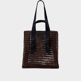 Lullah Woven Mesh Tote Bag