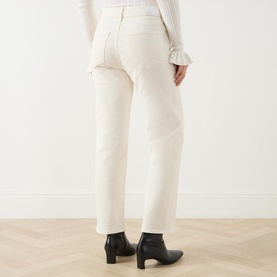 Stevie Mid-Rise Straight Leg Jeans